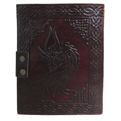 Celtic Dragon Leather Journal