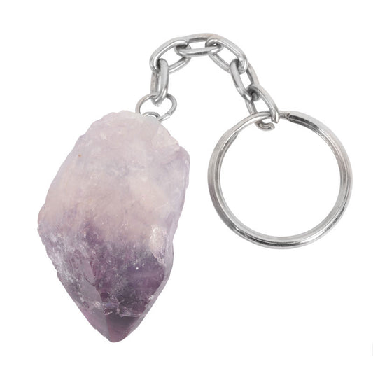 Amethyst Key Chain