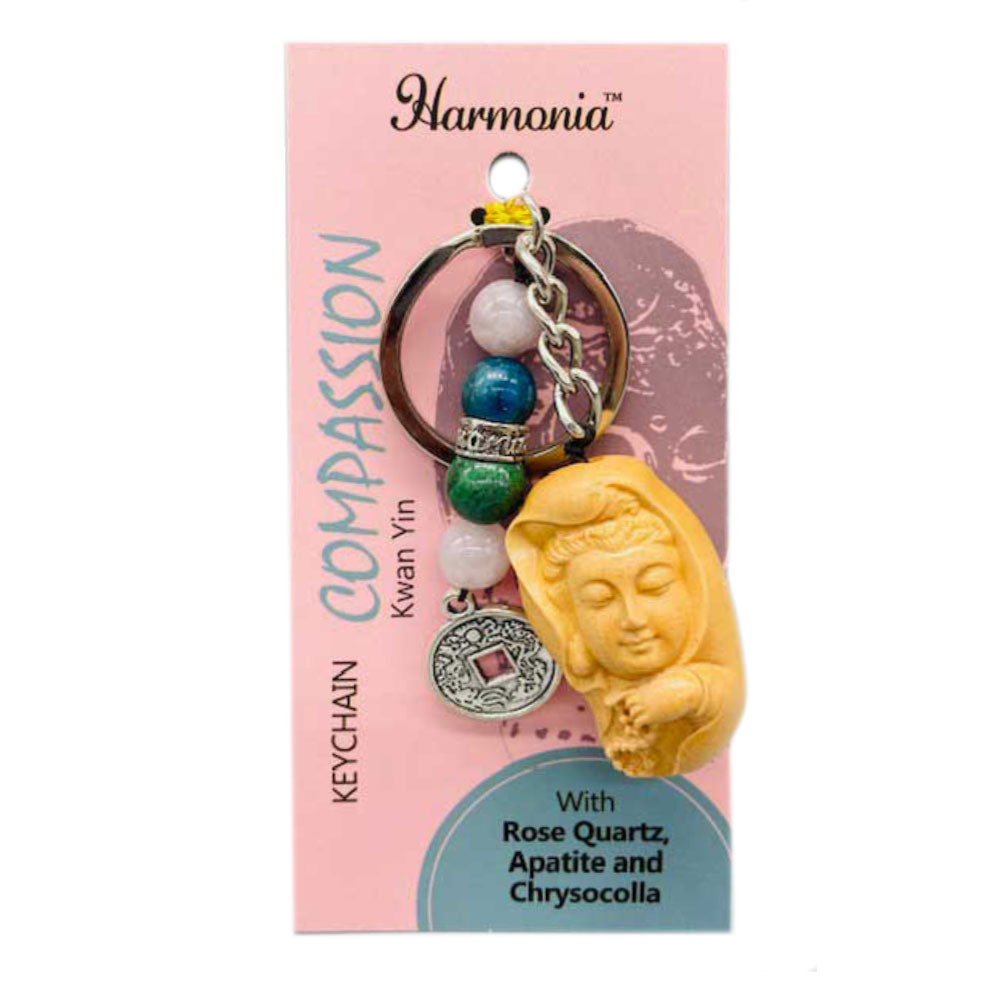 Kwan Yin (Compassion) Lucky Key Chain