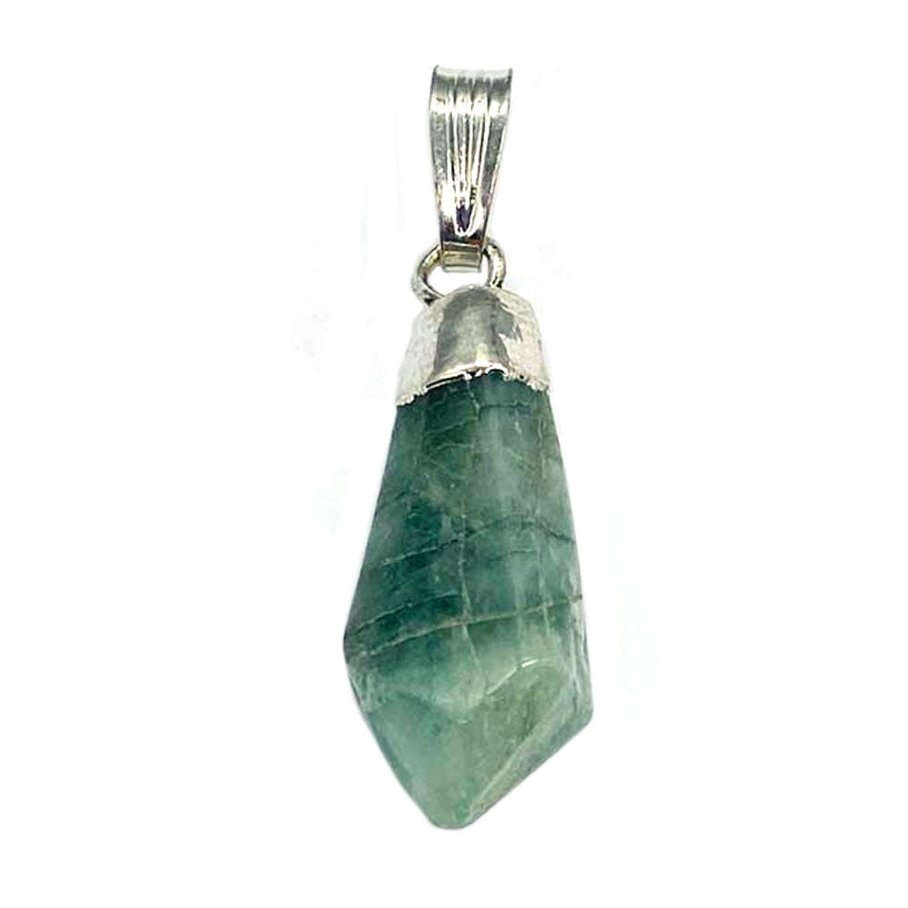 Emerald Diamond-Shaped Pendant