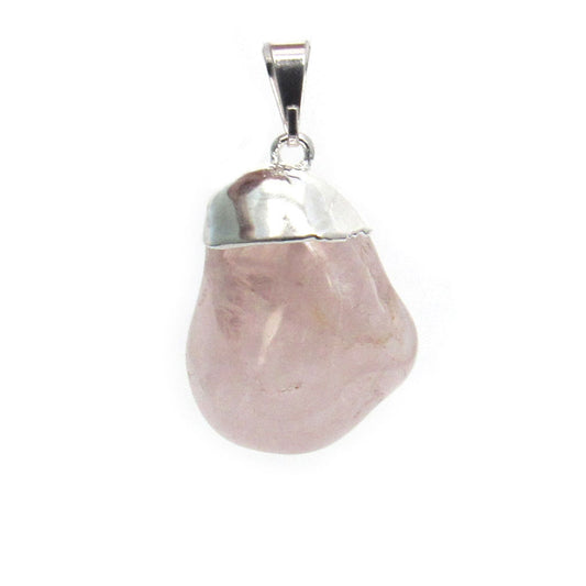 Rose Quartz Tumbled Pendant