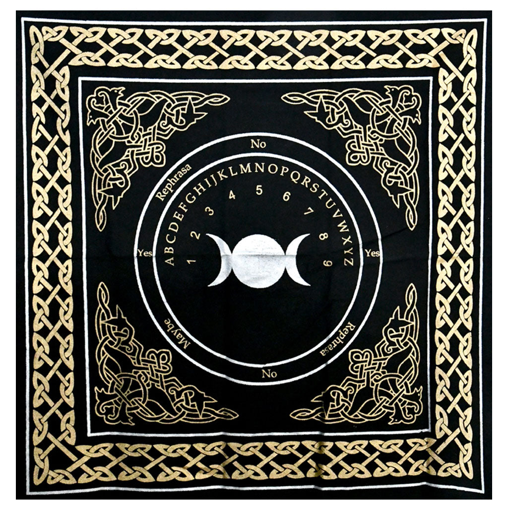 Triple Moon Pendulum Altar Cloth