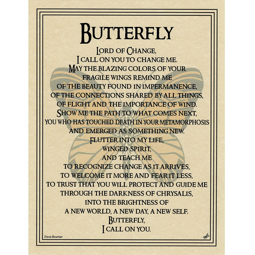 Butterfly Prayer Poster