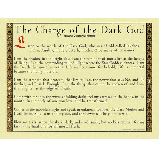 The Charge of the Dark God Poster