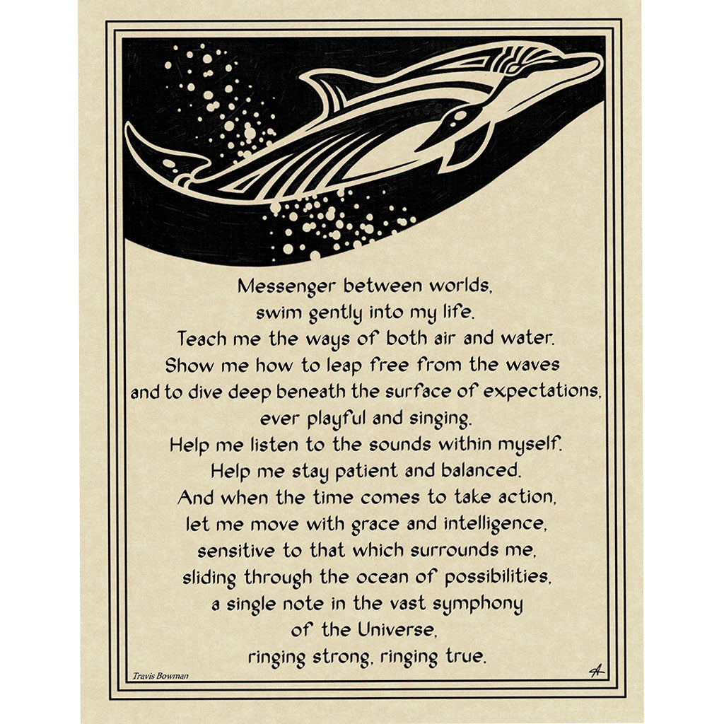 Dolphin Prayer Poster