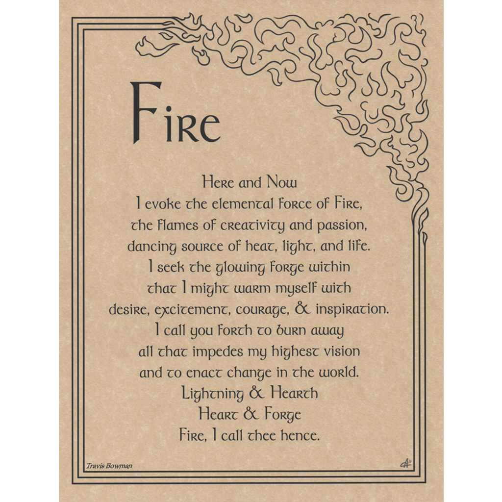 Fire Evocation Poster