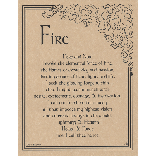 Fire Evocation Poster