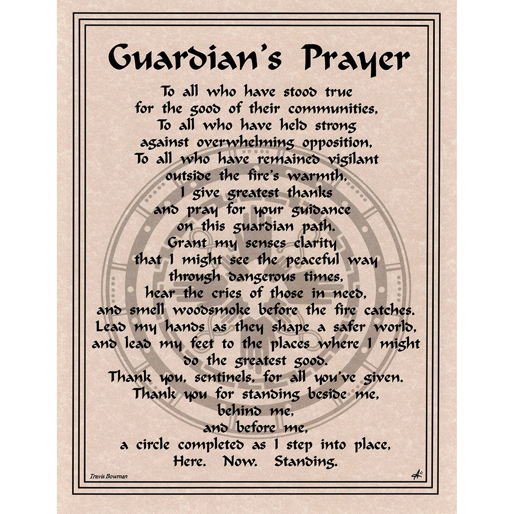 Guardian's Prayer Poster