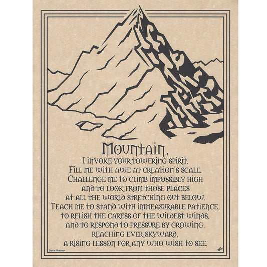 Mountain Prayer Poster