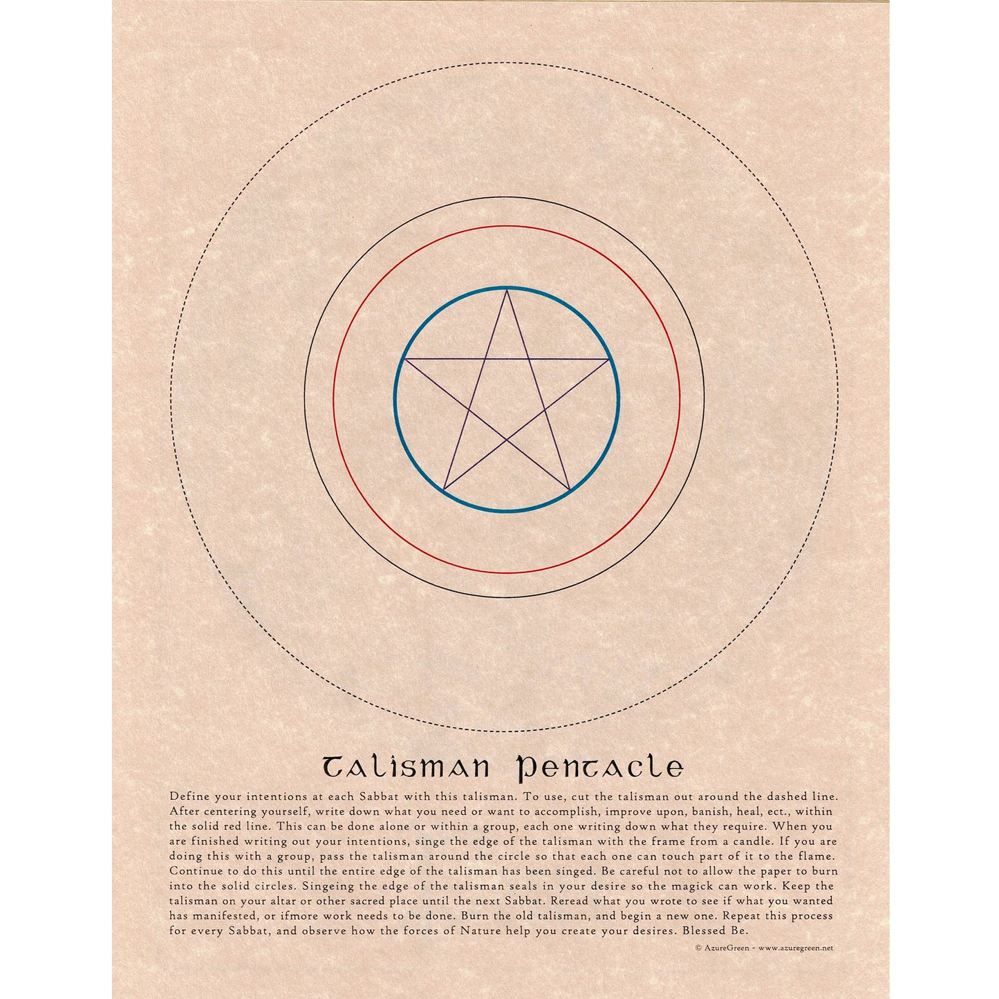 Talisman Pentacle Poster