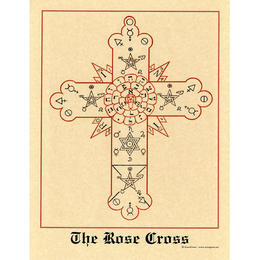 Rose Cross Poster