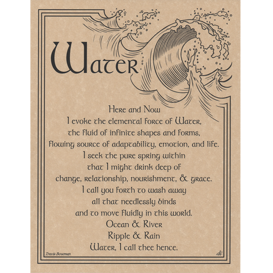 Water Evocation Poster