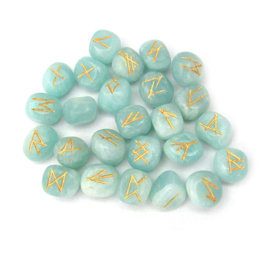 Amazonite Rune Set