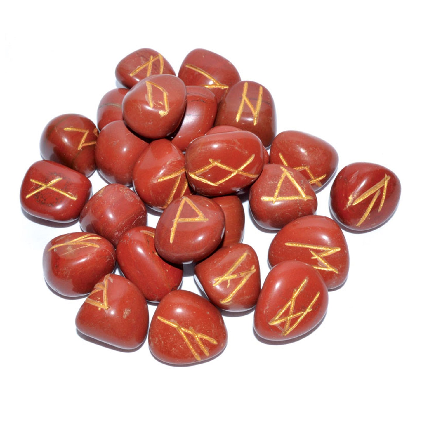 Red Jasper Rune Set