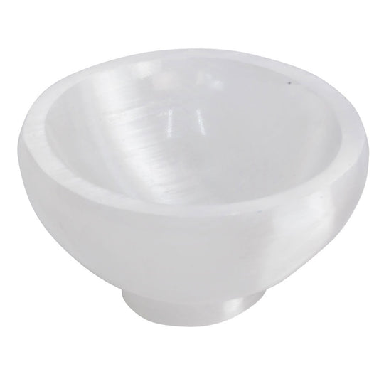 Selenite Bowl with Base