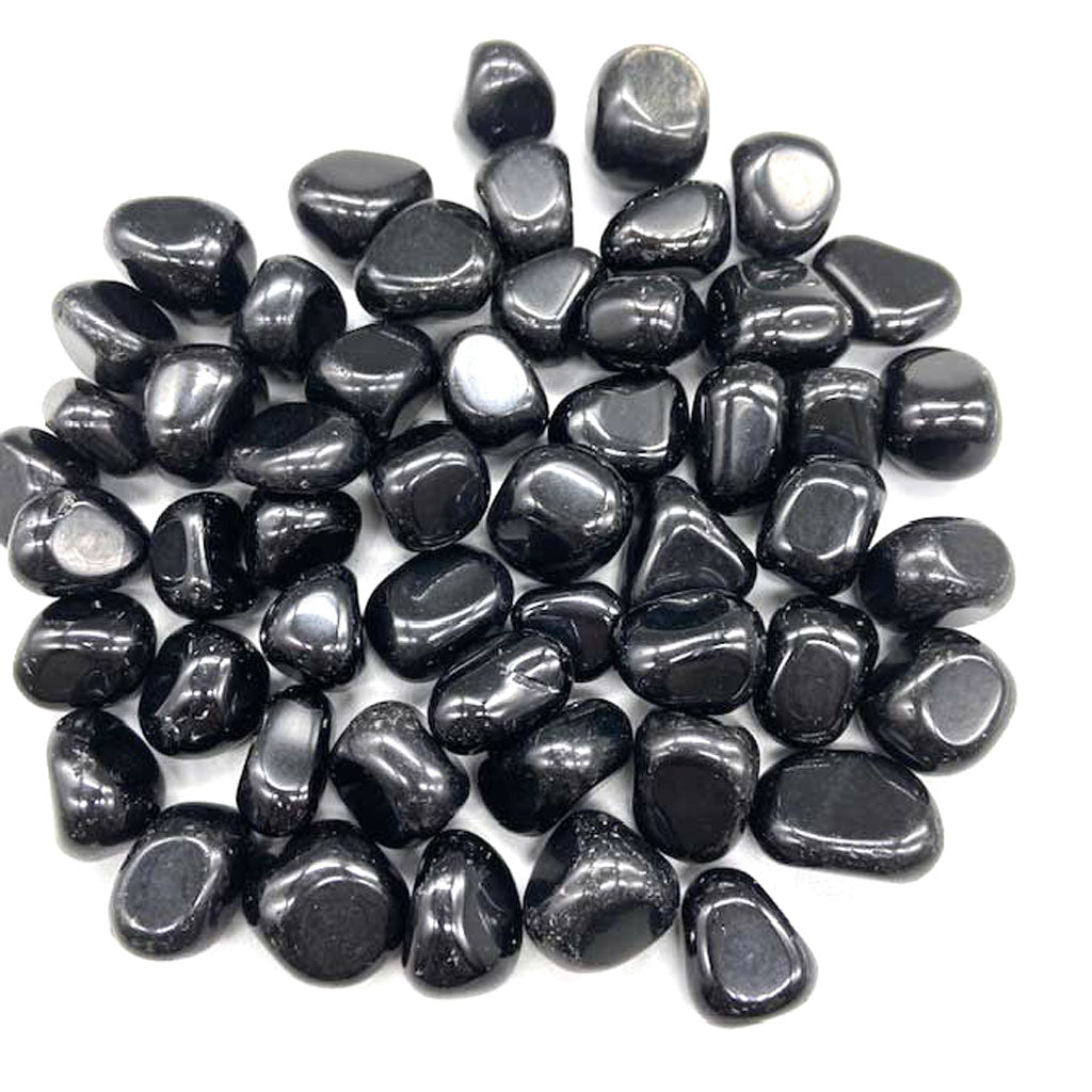 Black Obsidian Tumbled Stones (1 lb)