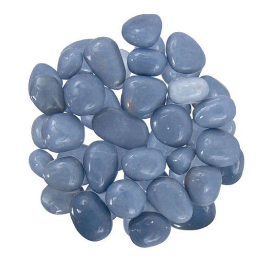 Angelite Tumbled Stones (1 lb)