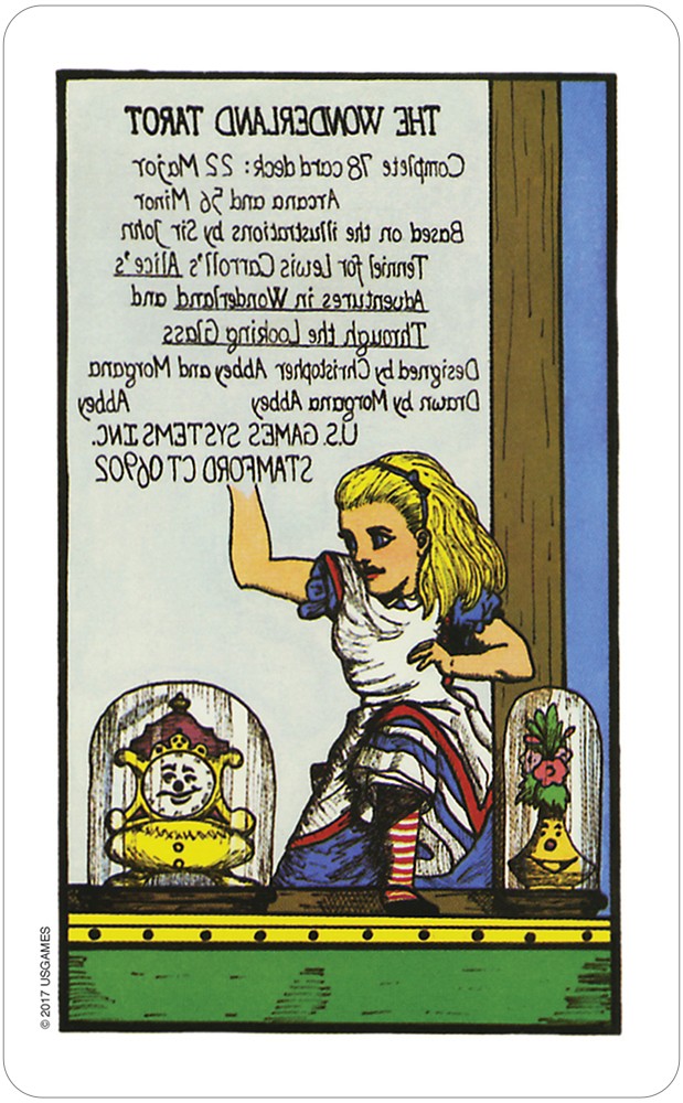 Wonderland Tarot Deck in Tin