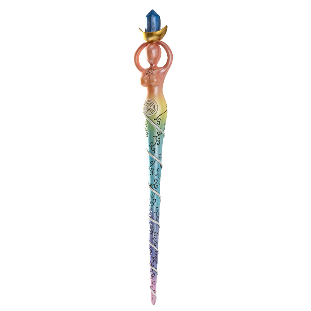 Spiral Goddess Wand